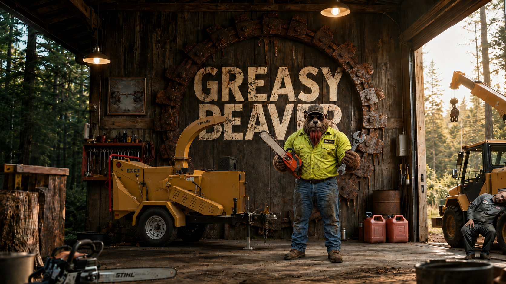 Greasy Beaver independent out-of-warranty equipment repair for Vermeer, Morbark, Rayco, STIHL and Husqvarna wood chippers, stump grinders and chainsaws